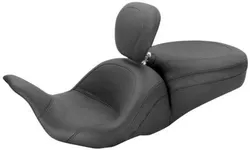 Mustang Black Lowdown Touring 1pc Seat w Backrest