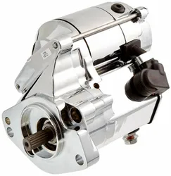All Balls 1.4KW Chrome Electric Starter Motor for Harley Big Twins