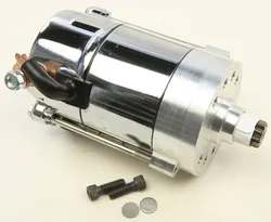 AB 1.4KW Chrome Electric Starter Motor Prestolite for Harley Big Twins