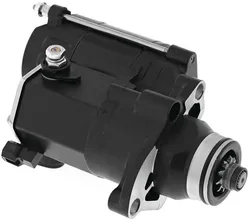 AB 1.4KW Black Electric Starter Motor 6 Speed for Harley Big Twins 1