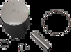 Wossner Complete Piston Kit 66.34mm Single Ring Circlip Wrist Pin