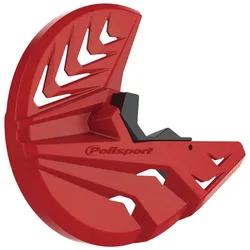 Polisport Brake Disc Fork Guard Protector Red Black HondaCRF450R CRF250R