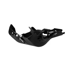 Polisport Black Fortress Belly Skid Plate w Link Protector