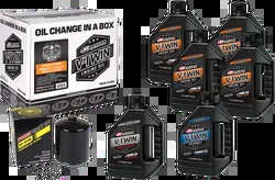 Maxima Evolution Engine Mineral Motor Oil Change Kit with Black Filter 20W50