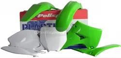 Polisport Plastic Fender Body Kit Set Green White 
Kawasaki KX250 KX125