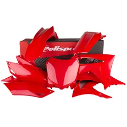 Polisport Plastic Fender Body Kit Set Red CRF250R CRF450R