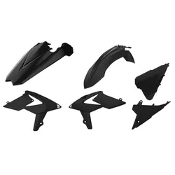 Polisport Plastic Fender Body Kit Set Black