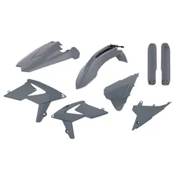 Polisport Plastic Fender Body Kit Set Nardo Grey Black