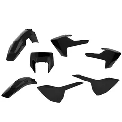 Polisport Complete Plastic Fender Body Kit Set Black