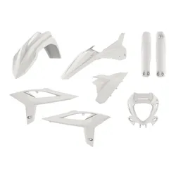 Polisport Complete Enduro Plastic Body Kit Set White