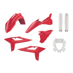 Polisport Complete Enduro Plastic Body Kit Set Red