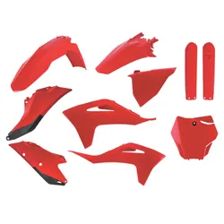 Polisport Plastic Fender Body Kit Set Red