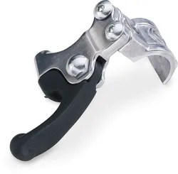 Moose Polished Black Clutch Perch Bracket w Hot Start Lever For YZF