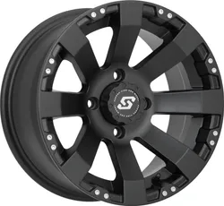 Sedona Black Spyder 12x7 Wheel Rim 4/110  5+2