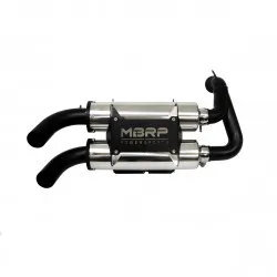 MBRP Stainless Steel Power Tech 4 Slip On Dual Muffler Tail Pipe Exhaust