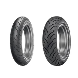 Dunlop American Elite NWS MT90B16 Front 180/65B16 Rear Tire Set