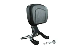 Kuryakyn Multi-Purpose Driver Passenger Backrest Kit Black