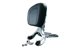 Kuryakyn Multi-Purpose Driver Passenger Backrest Kit Chrome