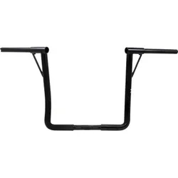 Burly 19in Gloss Black Steel Louie B Handlebar