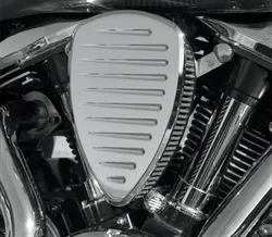 Baron Comet Big Air Kit Cleaner Filter Assembly Chrome Washable