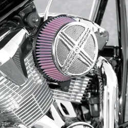 Baron xXx Big Air Kit Cleaner Filter Assembly Chrome Washable