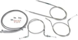 Baron Handlebar Control Cable Kit Clutch Brake Line 12-14in. SS