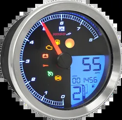 Koso Black Electronic Speedometer Tachometer