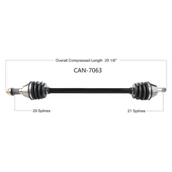 Tytaneum Replacement CV Axle Front Right