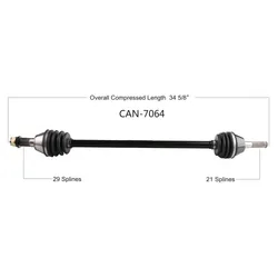 Tytaneum Replacement CV Axle Front Left