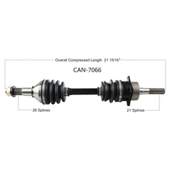 Tytaneum Replacement CV Axle Front Right