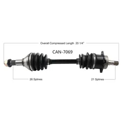 Tytaneum Replacement CV Axle Front Left