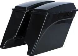 Harddrive ABS Plastic Stretched 4in Saddlebags Left Right Pair
