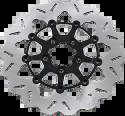 Galfer Stainless Steel Black Floating Wave Rear Brake Rotor