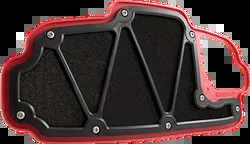 Koso Black Red Foam Hurricane Racing Air Filter