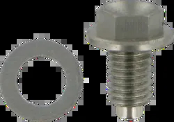 Moose Silver Aluminum Magnetic Drain Plug Bolt Screw