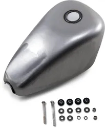 DS Raw Steel Hi Tunnel Gas Fuel Petrol Tank 2.3G Screw In Cap