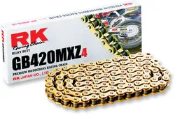 RK 420 MXZ4 Gold HD Drive Chain 120 Links Non Seal
