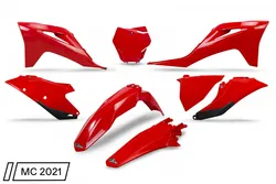 UFO Full Body Plastic Kit Fender Fairing Side Panel Red