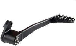 Flo Adjustable Foot Brake Pedal Lever Arm 3 Position Black