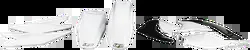 UFO Full Body Plastic Kit Fender Fairing Side Panel White