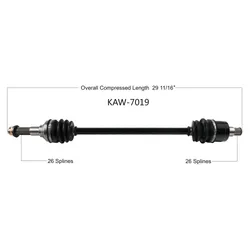 Tytaneum Replacement CV Axle Front Right or Left