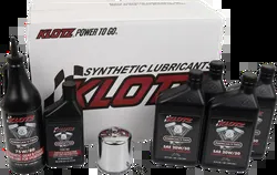 Klotz Premium Engine Oil Service Kit w Chrome Filter 20W50 4qt