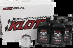 Klotz Engine Oil Change Kit w Chrome Filter 20W50 4qt