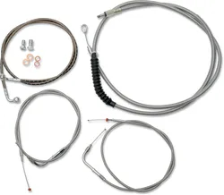 LA Chopper Std SS 18-20in Ape Hanger Controls Kit wo ABS