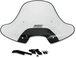 Moose Utility Windshield Wind Screen with Headlight Cutout for ATVs w Headlight