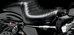 Le Pera Black Pleated Daytona 2up Seat