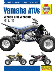 Haynes Service Repair Manual For Yamaha YFZ450Carb YFZ450R X EFI