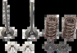 Moose Stainless Steel Valve and Spring Exhaust Kit w Seals