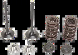 Moose Stainless Steel Valve and Spring Exhaust Kit w Seals