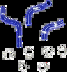 Moose Blue Race Fit Radiator 3 Hose Kit W Clamps